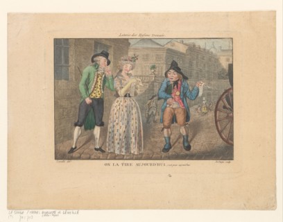 Lottery for Foundlings, 1800-1899.  Creator: le Singe.