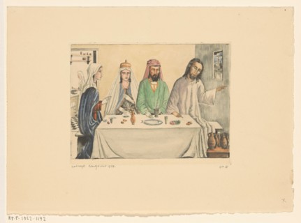 The Wedding in Cana, 1939. Creator: Lodewijk Schelfhout.