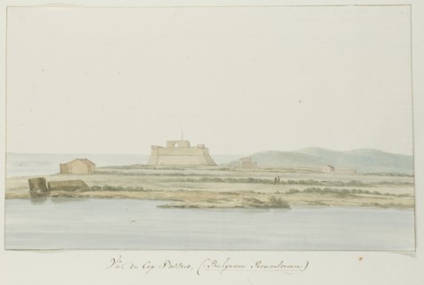 View of Capo Passero, 1778. Creator: Louis Ducros.