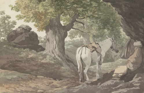 View from the Grotta delle Capre, 1778. Creator: Louis Ducros.