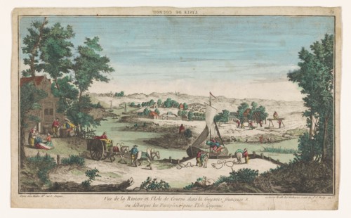 View of the river and island of Kourou, before 1744-after 1760. Creator: Anon.