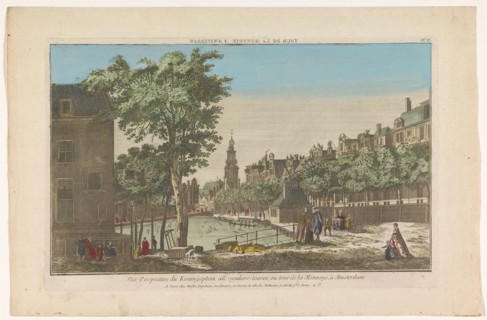 View of the Koningsplein and the Munttoren in Amsterdam, before 1744-after 1760. Creator: Anon.