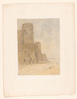 Castle in the desert, 1890-1930. Creator: Philip Zilcken.