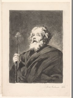 St Joseph with Staff, 1888. Creator: Pieter Verhaert.