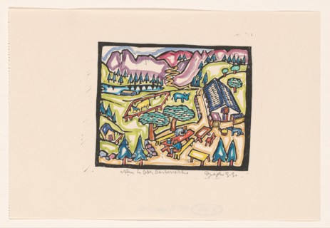 Alm in Ober-Oesterreich, 1906-1945. Creator: Reijer Stolk.