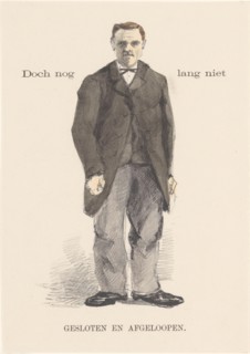 Standing man in overcoat, 1878-1917. Creator: Theo van Hoytema.