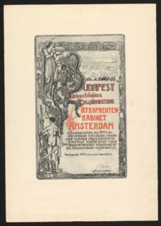 Expression of thanks from the mayor of Budapest for participation in an exhibition..., 1934. Creator: Unknown.