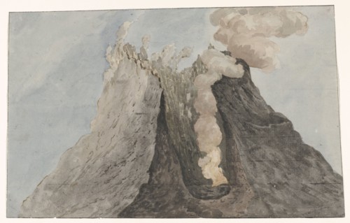 Inside of volcano Etna, 1778. Creator: Willem Carel Dierkens.