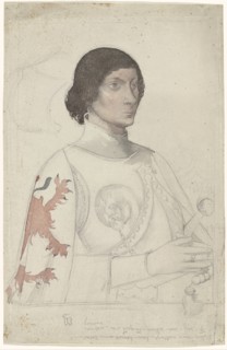 Study after the portrait of a lord of Naaldwijk, 1869-1925. Creator: Antoon Derkinderen.
