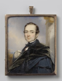 Portrait of a Man, 1843. Creator: Coenraad Hamburger.