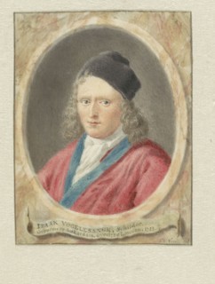 Portrait of Izaak Vogelensanck, 1741-1795. Creator: Cornelis van Noorde.