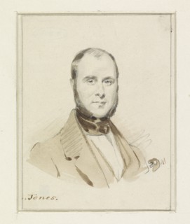 Portrait of Daniel Adolphe Robert Jones, 1841. Creator: Eugene Francois de Block.