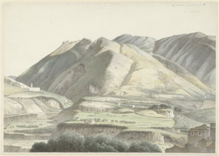 Italian landscape at Subiaco, c.1787-c.1847. Creator: Josephus Augustus Knip.