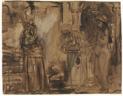 Slave trader, 1877-1919. Creator: Marius Bauer.