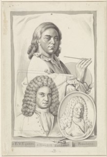 Portraits of Hendrik Soukens, Frans van Eynden and Roukens, 1757-1819. Creator: Roeland van Eynden.