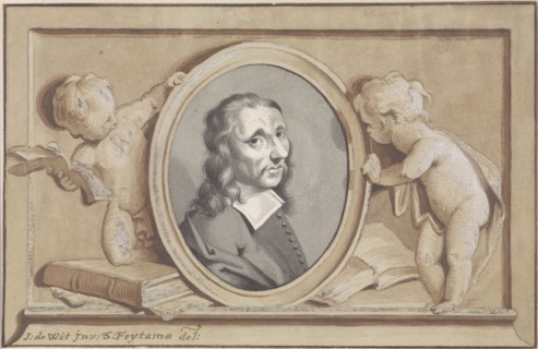 Portrait of Allaert van Everdingen, 1704-1758. Creator: Sybrand Feitama.
