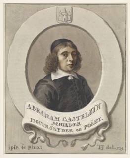 Portrait of Abraham Casteleyn, 1739. Creator: Tako Hajo Jelgersma.