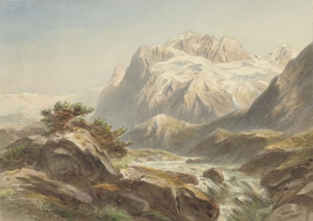 Mountain landscape, 1869. Creator: Willem Jan van den Berghe.