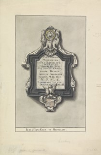 Epitaph of IO. Fr. A Slingelant, 1647 or later.  Creator: Anon.