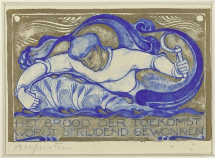 The bread of the future is won fighting, August, c. 1929. Creator: Willem Arondeus.