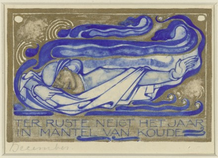 The year rests in a cold cloak, December, c. 1929. Creator: Willem Arondeus.