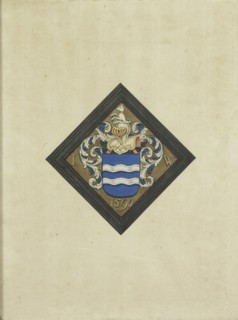 The coat of arms of the de Witte family, after a diamond-shaped mourning board..., 1750-1799. Creator: Anon.