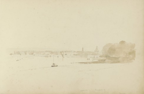 View of Dresden and the Elbe, 1820-1896. Creator: Kasparus Karsen.