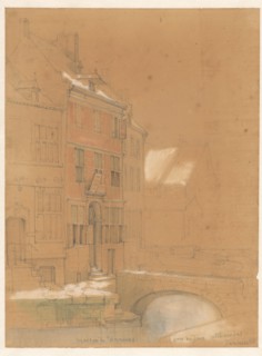 House of tanners in Maastricht, 1839. Creator: Alexander Schaepkens.