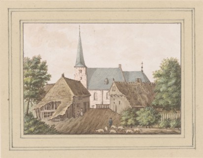 View of the village of Etten in North Brabant, 1700-1850. Creator: Anon.