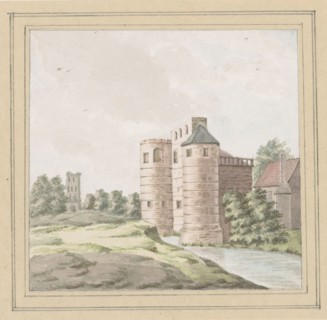 View of the ruins of Slot Zandenburg in Veere, in or after 1754-c. 1800. Creator: Anon.