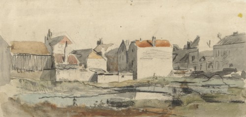 View of a city under construction, 1822-1895. Creator: Carel Jacobus Behr.