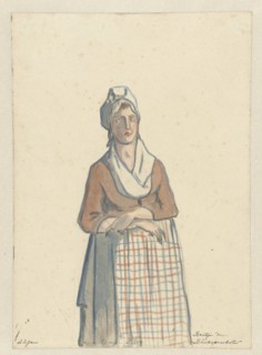 Bartje the Ventriloquist (Diary, January 22), 1805-1808. Creator: Christiaan Andriessen.
