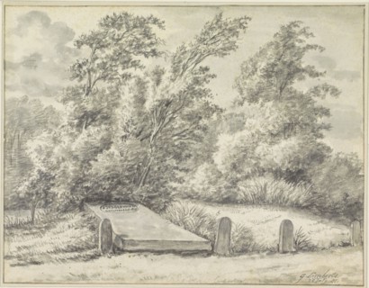Grave of Johannes Jelgerhuis Rienksz., 1841. Creator: Gerrit Lamberts.