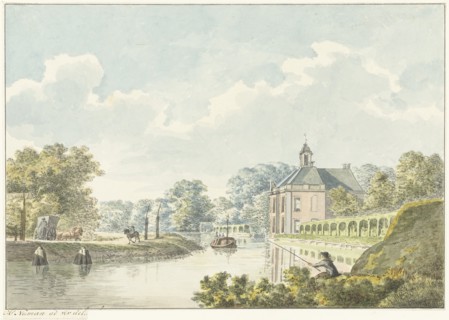 The Rupelmonde house on the Vecht, 1754-1820. Creator: Hermanus Numan.