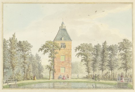 The house at Maarssen, noon, 1757-1822. Creator: Hermanus Petrus Schouten.