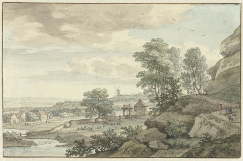 View in the vicinity of Bentheim, 1743. Creator: Isaac de Moucheron.