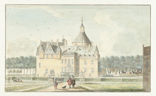 The castle in Anholt, 1737. Creator: Jan de Beyer.
