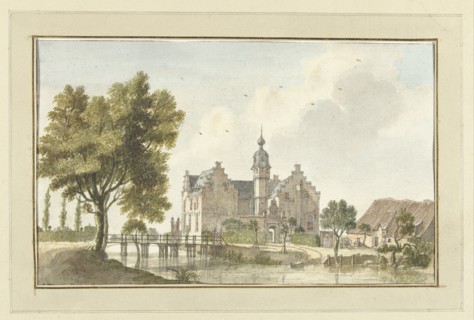 The Huis Den Ham, on the Niers in Germany, 1746. Creator: Jan de Beyer.