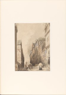 View in a foreign city, 1880. Creator: Jan Diederikus Kruseman.