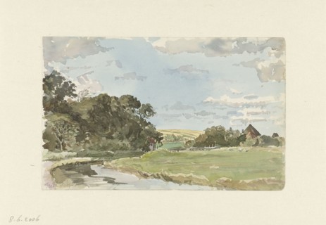 Landscape at Texel, 1879. Creator: Jan Hoynck van Papendrecht.