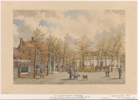 Wisseloord estate in Muiderberg, 1827-1898. Creator: Johan George Lodewijk Rieke.