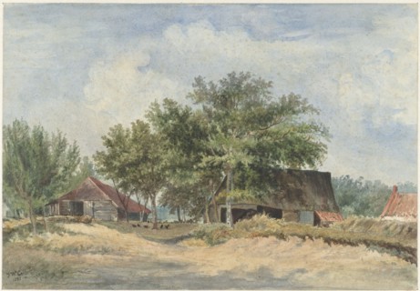 View at Appelscha, 1882. Creator: Johanna Wilhelmina von Stein Callenfels.