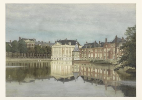 The Hofvijver and the Mauritshuis, 1862-1921. Creator: Karel Klinkenberg.