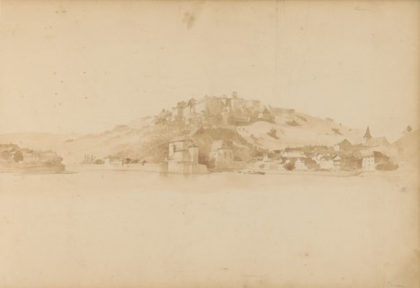 View of Passau with the Veste Oberhaus on the Georgsberg, 1820-1896. Creator: Kasparus Karsen.