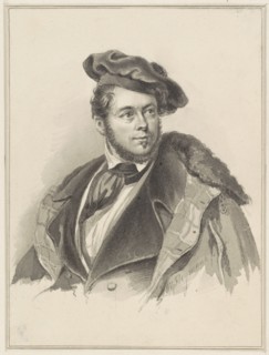 Self -portrait of Willem George Frederik Heijmans, 1825-1868. Creator: Willem George Frederik Heijmans.