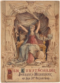 Personification of painting, 1856-1912. Creator: Abraham Henriques de Souza.