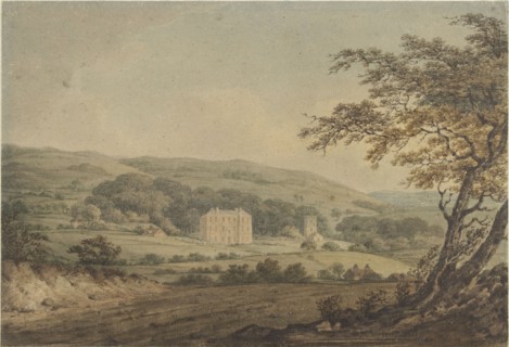 Gatcombe House on the Isle of Wight, 1827-1837. Creator: Anthony Vandyke Copley Fielding.