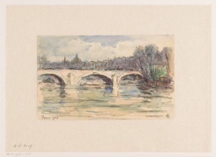Bridge over the Seine, Paris, 1903. Creator: Carel Nicolaas Storm.