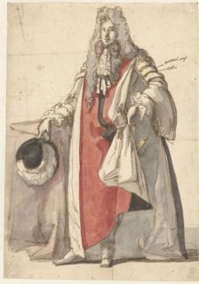 Portrait of Willem III, in state dress, 1670-1684. Creator: Gaspar Netscher.