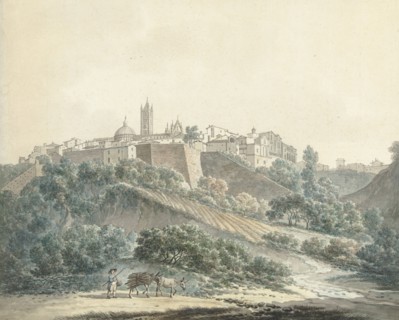 View of Siena, 1787. Creator: Daniel Dupré.